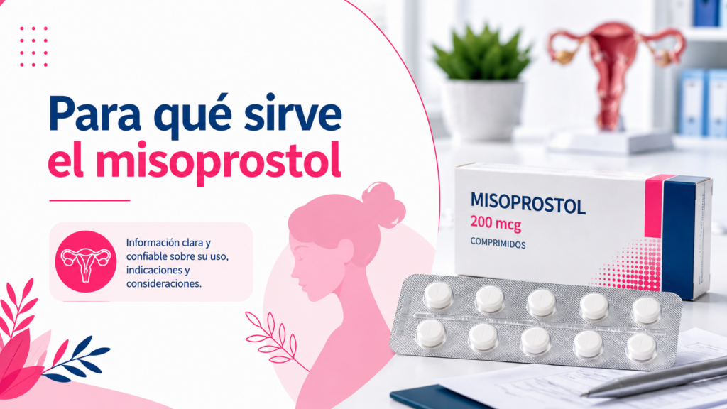 para qué sirve el misoprostol?